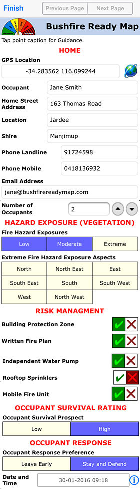 Bushfire Ready Map